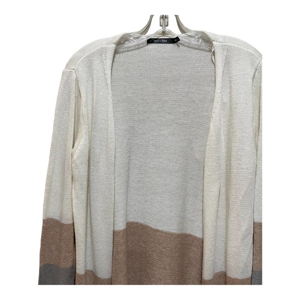 Doe & Rae Colorblock Longline Cardigan Size Small - Picture 5 of 9